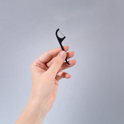 Floss Picks Charcoal & Mint (BG)